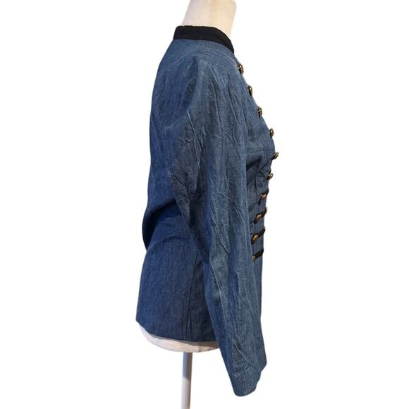 Vintage Ice Nine Military Style Jacket Castlecore Sz 6 Rare Collector Piece - Picture 4 of 6